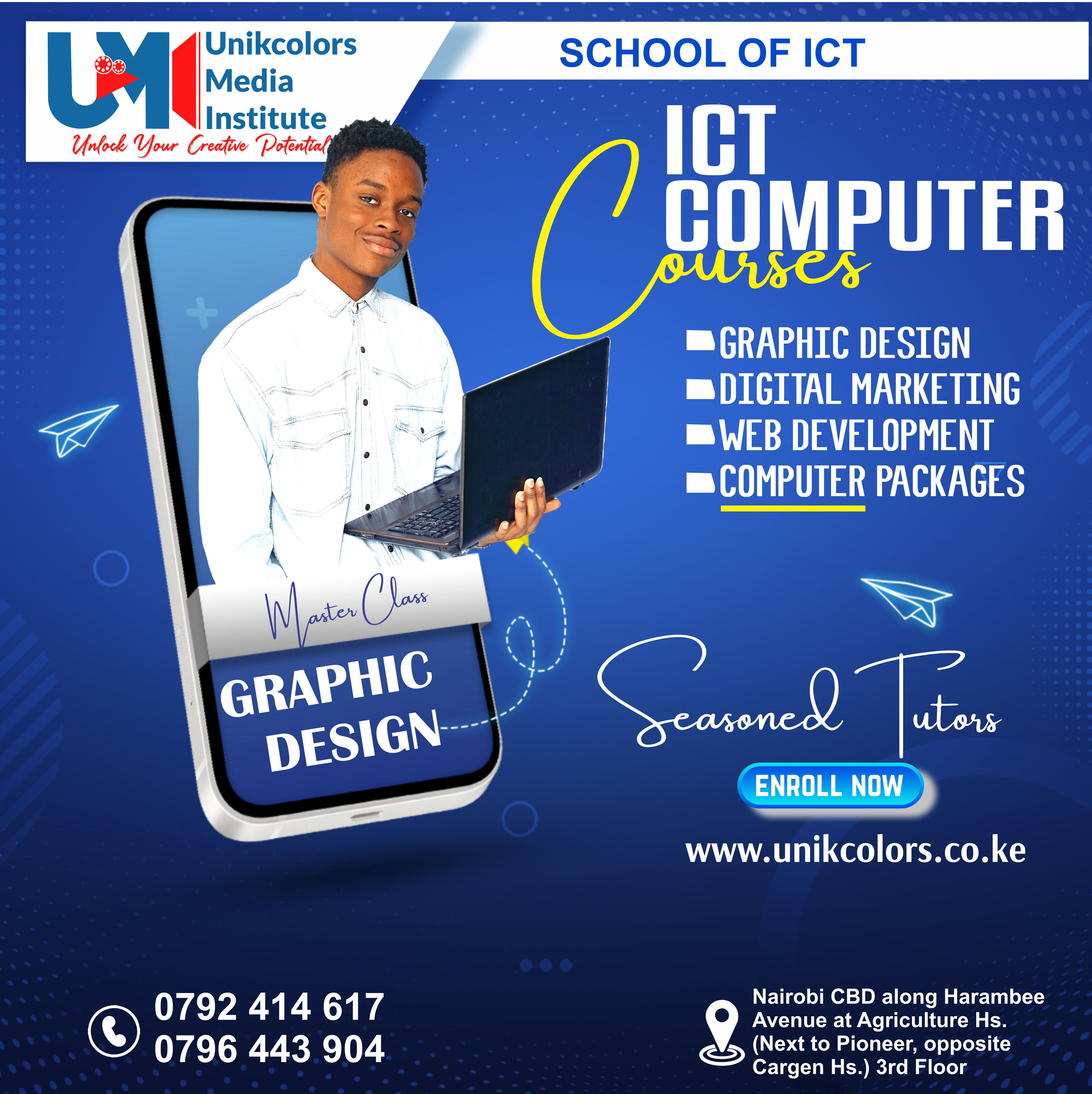 COMPUTER COURSES - DIGITAL MARKETING | GRAPHIC DESIGN | WEB DEVELOPMENT | COMPUTER PACKAGES COURSE